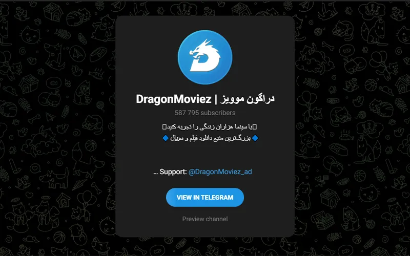 تصویر کانال دراگون موویز | DragonMoviez